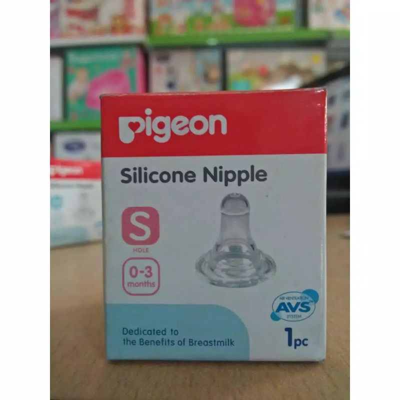 nadivastore NIPPLE DOT PIGEON SILICONE S M L PIGEON NIPPLE SILICONE DOT PIGEON S NIPPLE PIGEON DOT L-S + box