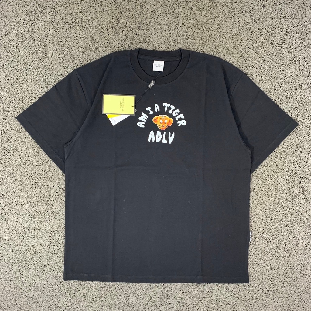 KAOS ADLV AM I A TIGER BLACK TEES SHIRT