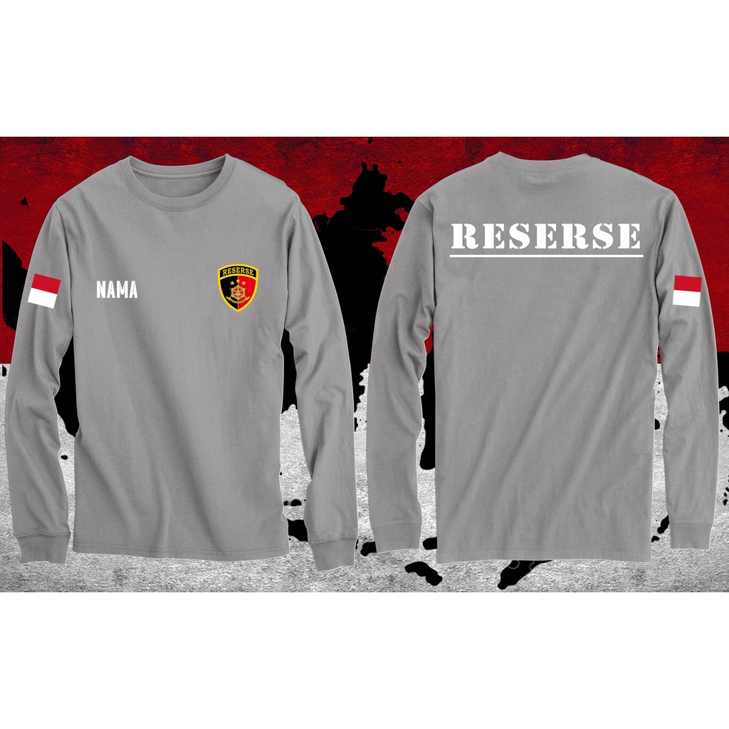 KAOS RESERSE / T-SHIRT RESERSE LENGAN PANJANG TERBARU