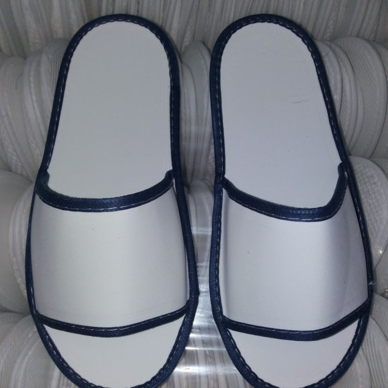 COSTUM SABLON SANDAL LANTAI /HOTEL SEPOND 4 ML MIN ORDER 100 PASANG-List dongker