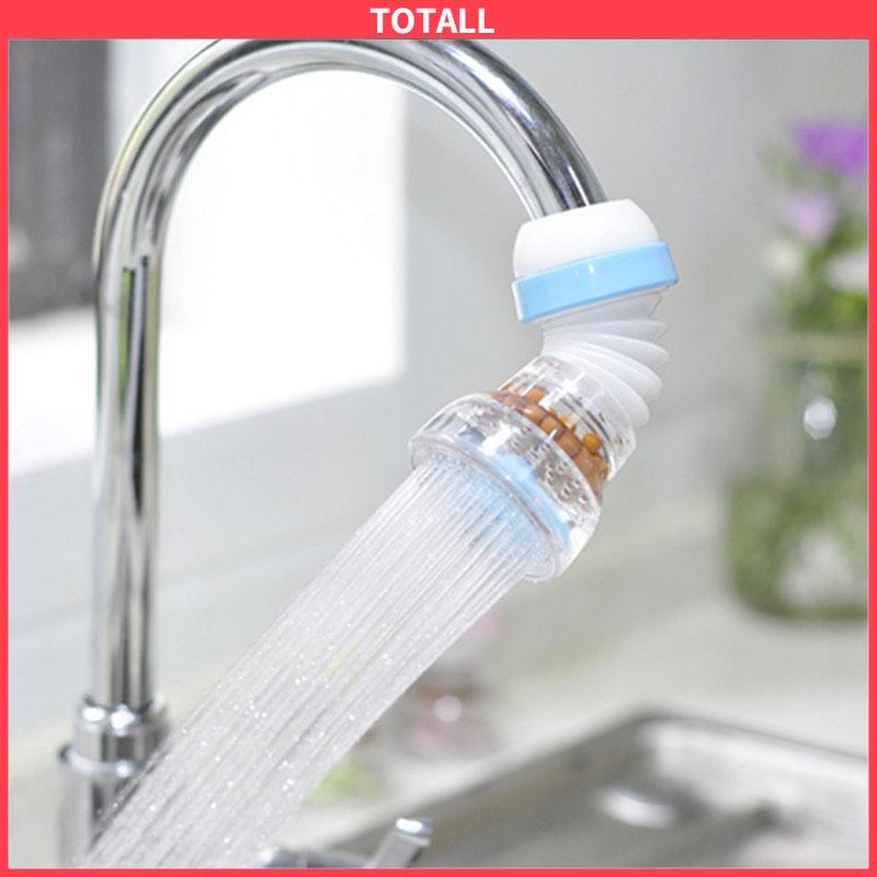 COD Faucet Splash-proof Head Diperpanjang Ekstensi Nozzle Filter Dapur Aerator Yang Dapat Diputar-Totall