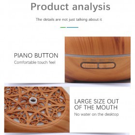 Kongyide Air Humidifier Aromatherapy Diffuser Wood Design 300ml - AJ-511 - Wooden