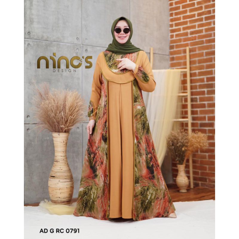 Ready gamis 0791 ori by Ninos design