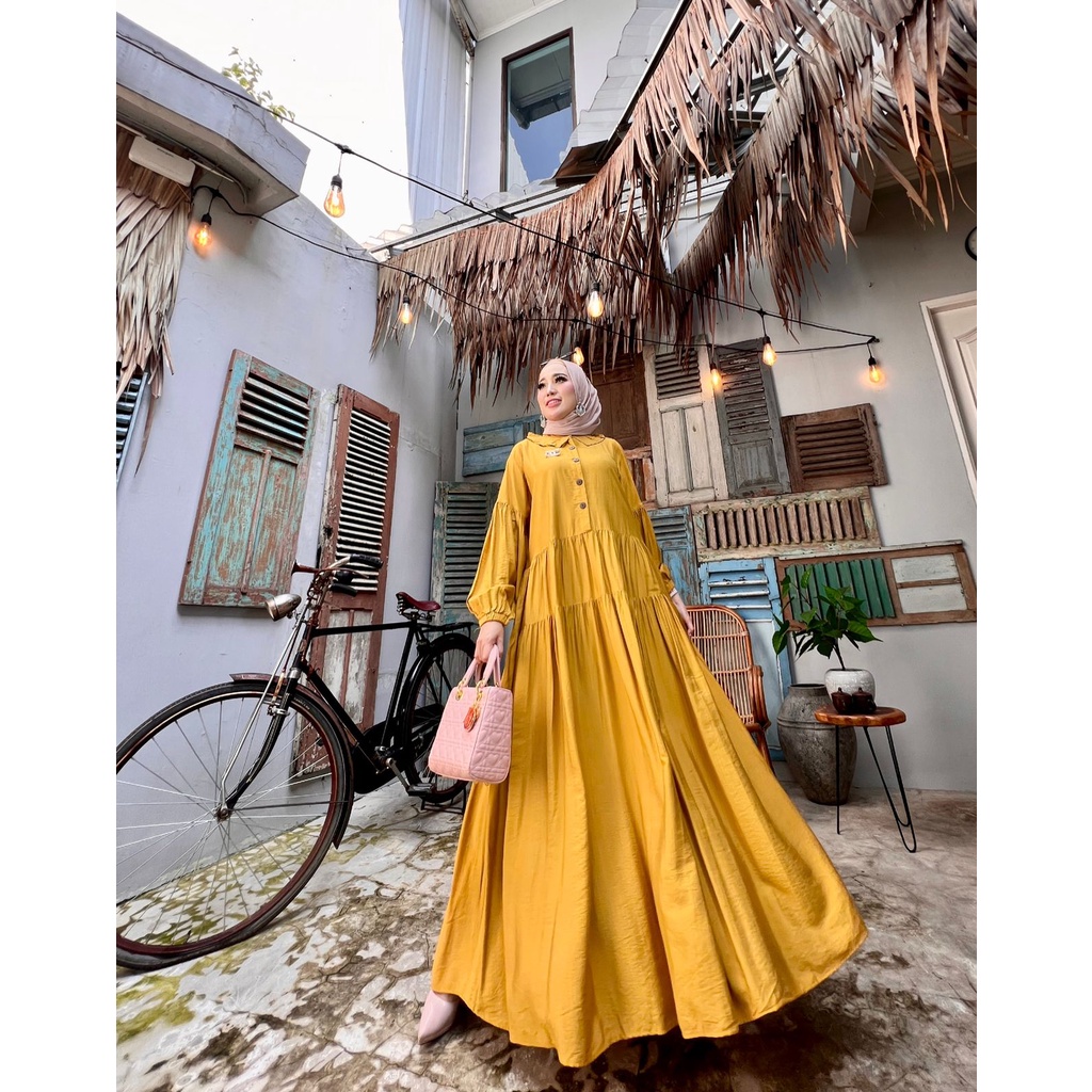 Humaira99 Gamis syari jumbo dress oversize Ori maxi dres nimah by glz