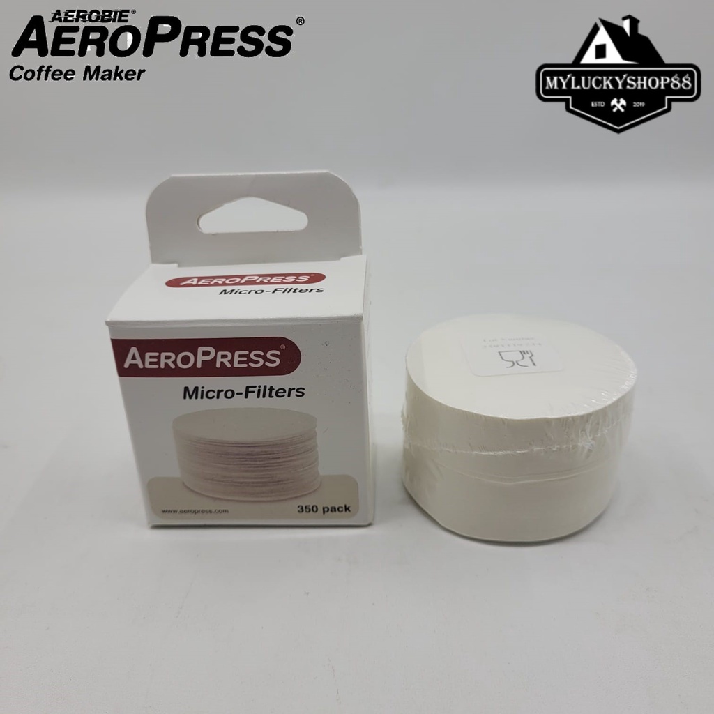 Aeropress GO Micro Filter 350Pcs Kertas Saringan Kopi Original Aerobie