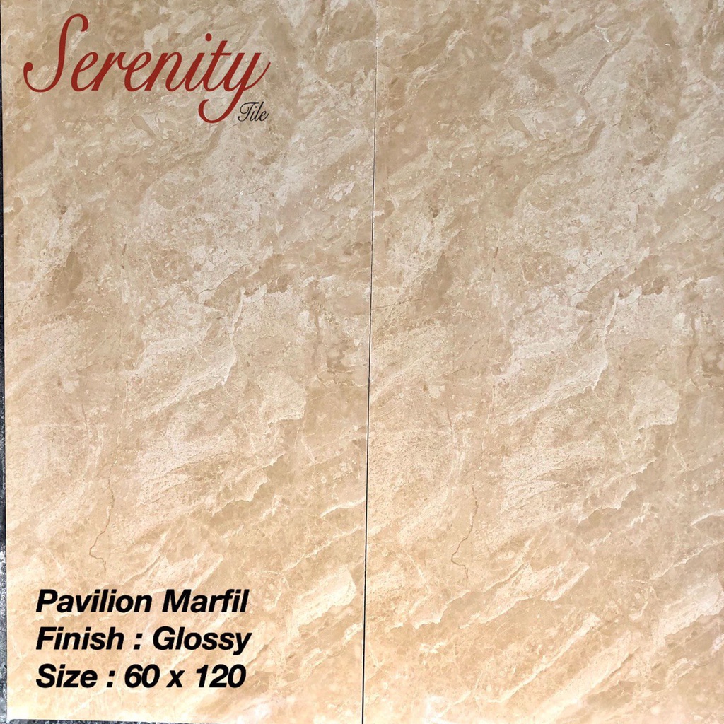 Granit Cream Motif Marmer Serenity Pavilion Marfil 60x120