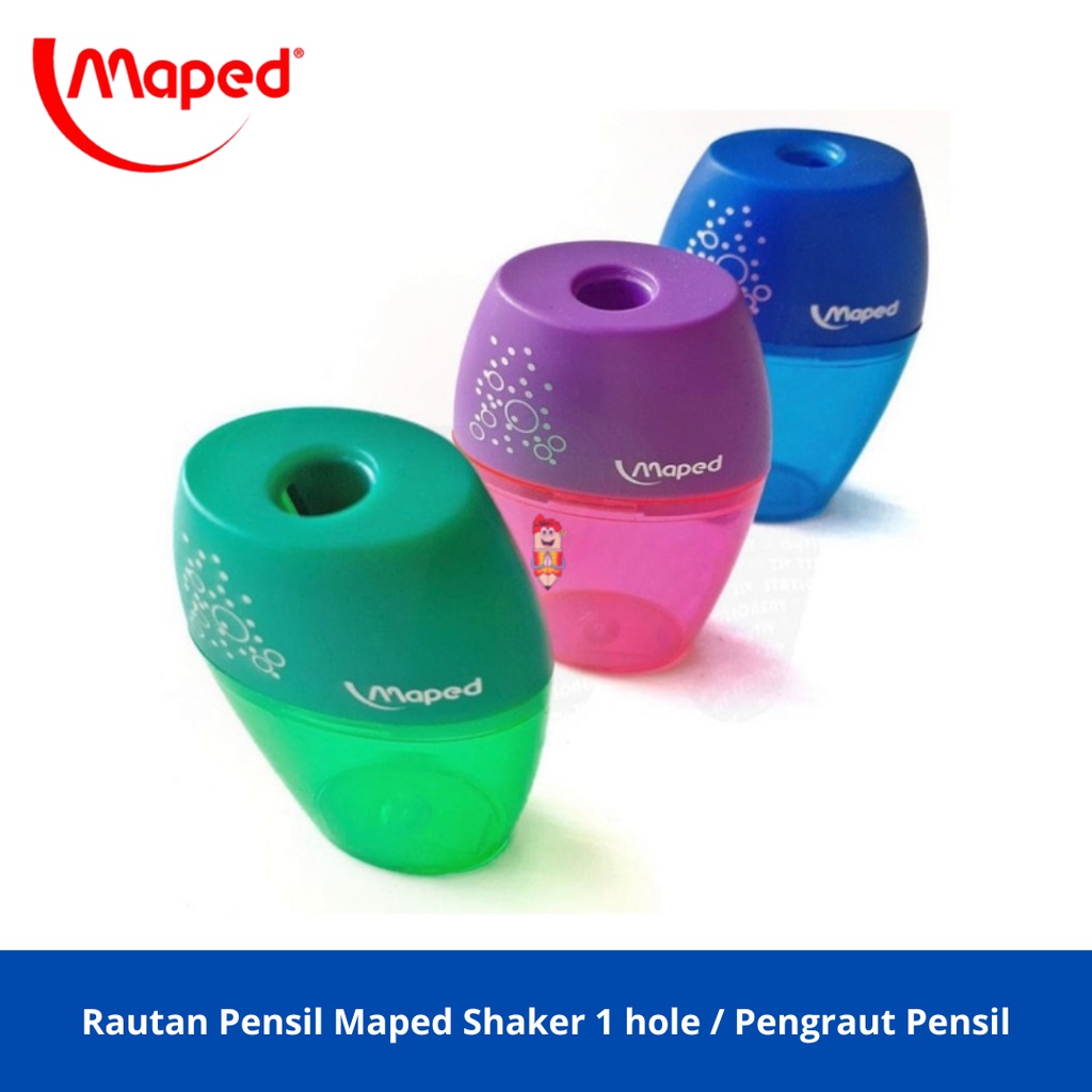 

Rautan Pensil Maped Shaker 1 hole / Pengraut Pensil