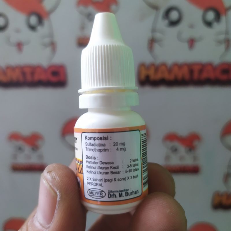 HAMIDIAR 5ML OBAT MENCRET &amp; DIARE HAMSTER/KELINCI/GERBIL/SMALLPETS