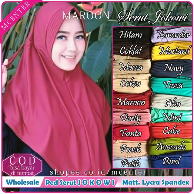 Daily Jilbab Jersey Lycra Instan Pad Antem Aksen Dravery / Draveri Zoya