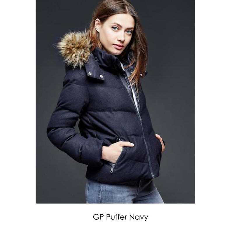 Gap Jacket Branded Gp Puffer Navy