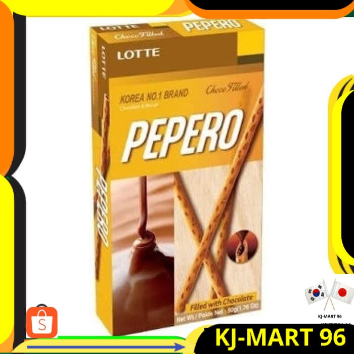 

MAKANAN KOREA HALAL/SNACK KOREA LOTTE PEPERO STICKS FILLED WITH SOFT