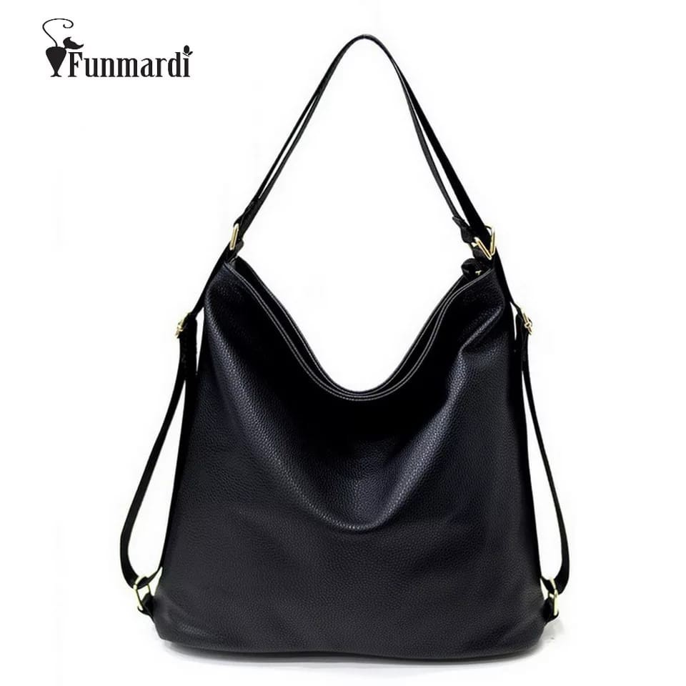 [LOKAL] DOMMO - D1441 Tas JOAN - Tas Ransel Wanita Bisa Selempang