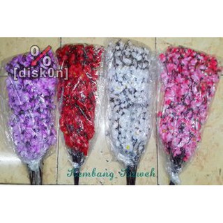 Bunga Sakura artificial impor mei hwa plastik imitasi Bunga Sakura artificial impor mei hwa plastik imitasi