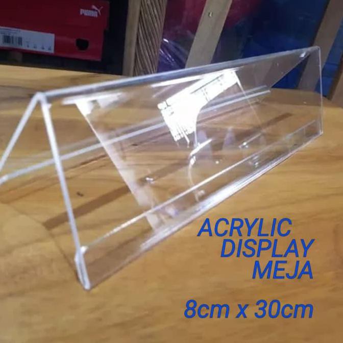 

Acrylic Meja Panitia / Akrilik Meja / Display Nama / Perpustakaan MURAH