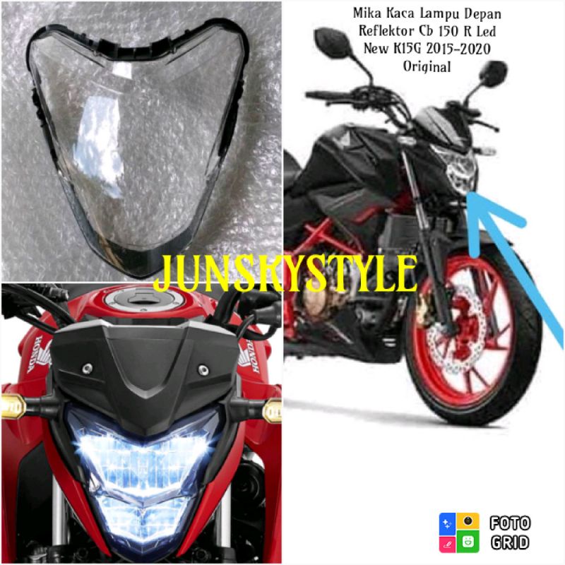 Mika Kaca Lampu Depan Reflektor Cb 150 R Led New K15G 2015-2020 Original