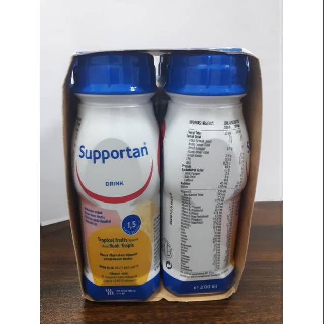  Susu  supportan drink  200 ml susu  nutrisi lengkap 300 