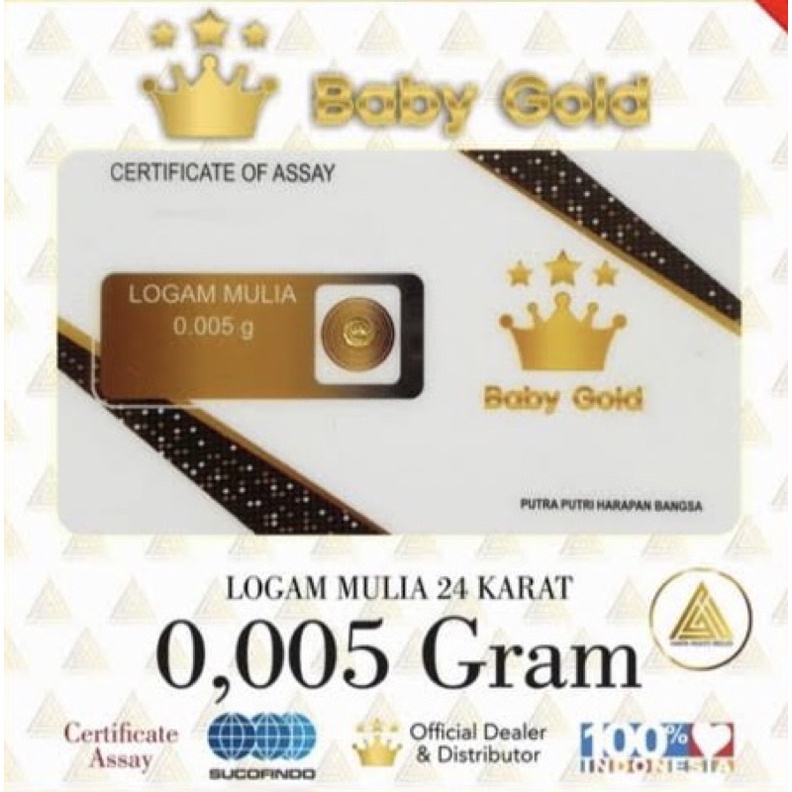 baby gold 0,005 bisa tukar antam