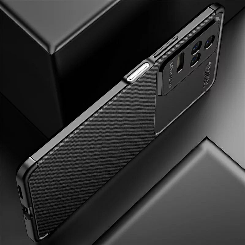 Case Xiaomi Poco F3 F4 F5 5G Softcase Carbon Autofocus Original