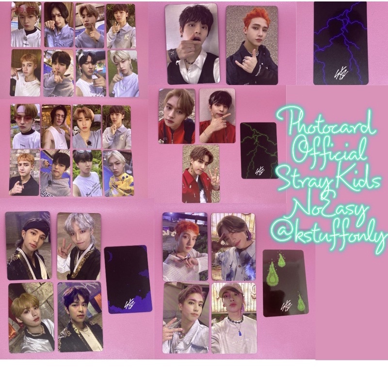 OFFICIAL PHOTOCARD PC STRAY KIDS DOUBLESIDE LIMITED NOEASY STRAYKIDS STANDARD HYUNJIN BANGCHAN