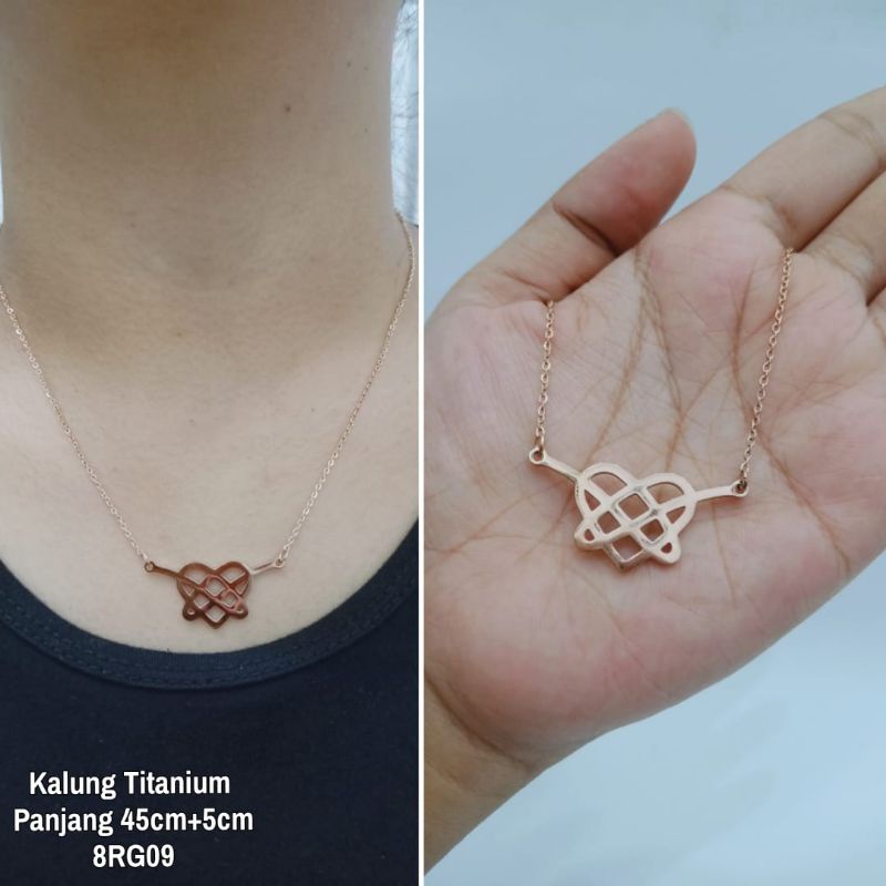 Kalung Titanium Wanita Anti Karat Kalung Titanium Ikatan Cinta Blink Fashionanable