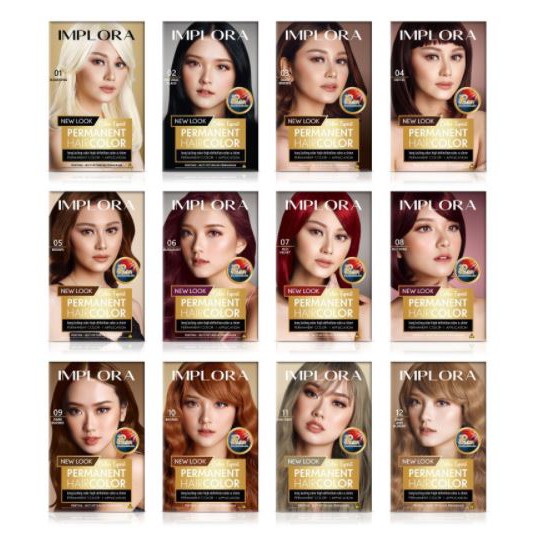 ^ KYRA ^ Implora Semir Rambut Permanent Hair Color Long Lasting