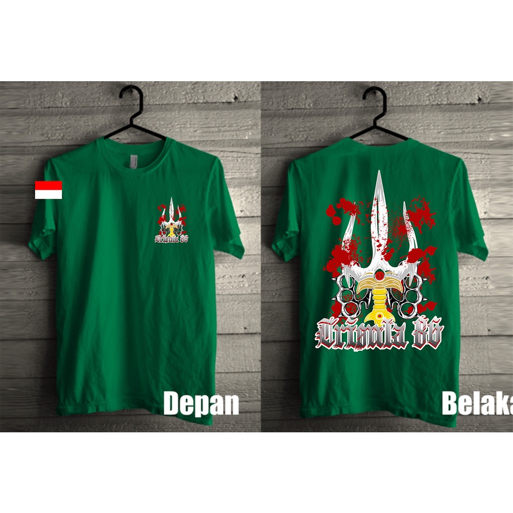 Kaos Pagar Nusa Trisula 86 Simpel Distro-Hijau