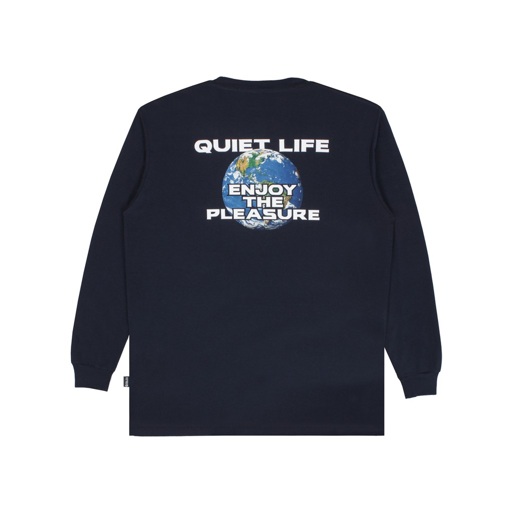 

Dobujack Tshirt Quite Life Navy longsleeve