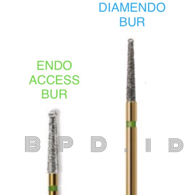 ENDO ACCESS BUR / DIAMENDO BUR DENTSPLY ORIGINAL GOLD COATED