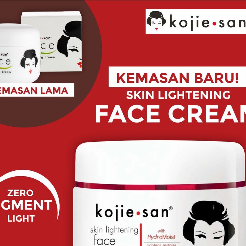 Jual Kojie San Face Lightening Cream 30g Toner Dual Action Shopee Indonesia