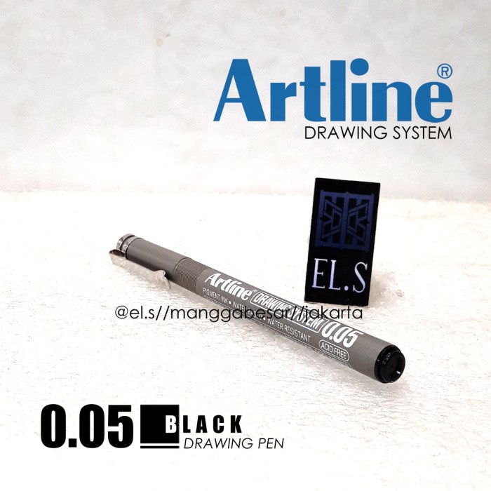 

Pendrawing- Artline Drawing System 005 Black ( Drawing Pen ) -Drawing-Pen.
