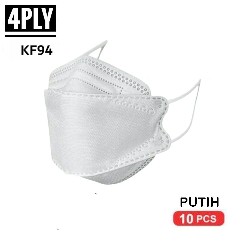 Termurah Masker Kf94 isi 10pcs 4ply Original Pilihan Warna Masker Face Mask Masker Earloop Disposable Mask