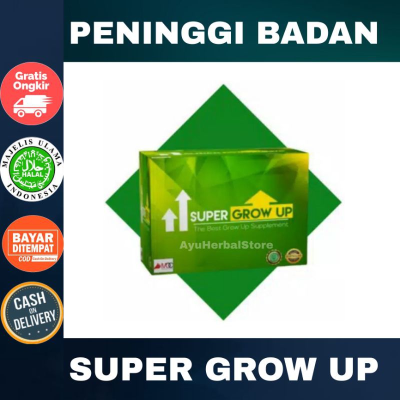 

SUPER GROW UP - PENINGGI BADAN - SUSU PENINGGI BADAN