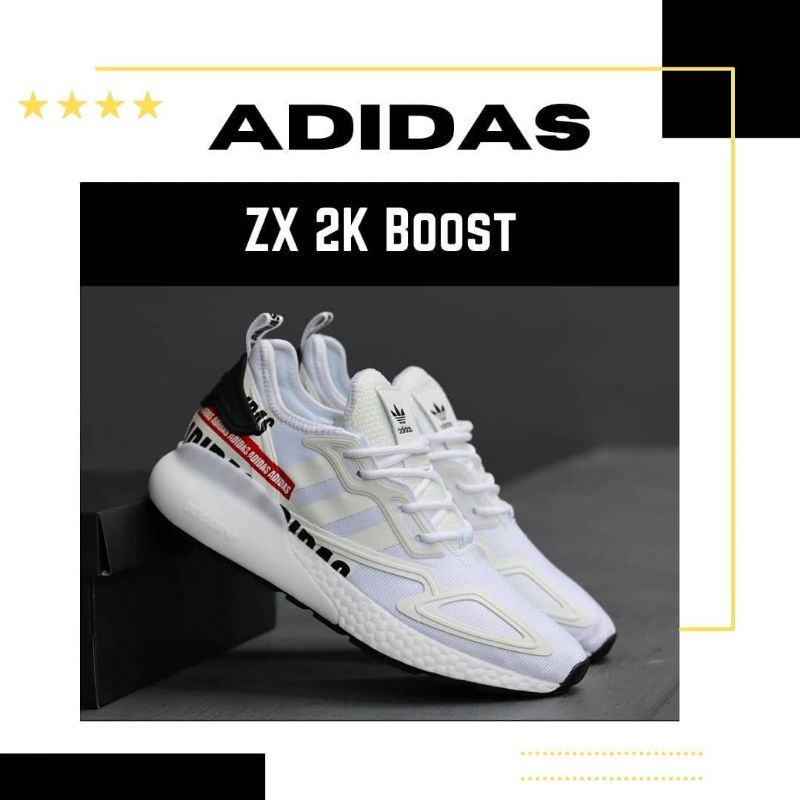 Sepatu Sneakers Adidas ZX 2K Boost White
