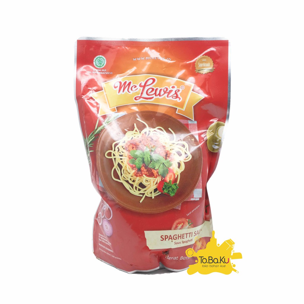 

Mc Lewis Spaghetti Bolognese/Barbeque/Blackpeper Sauce 1kg