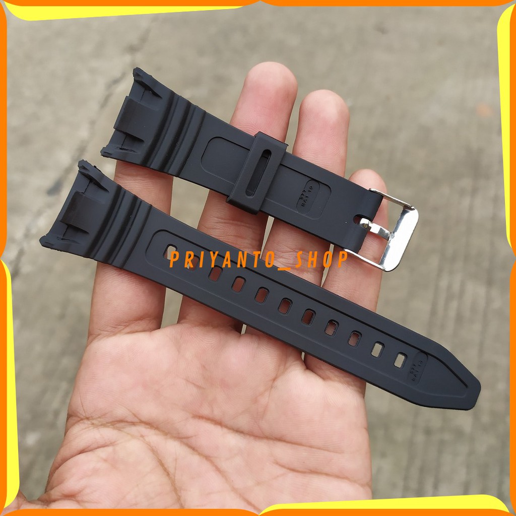 STRAP TALI JAM TANGAN SKMEI 1278 RUBBER WATCH BEND W-96H SKMEI 1278 SKM 1278 HITAM TERBAIK