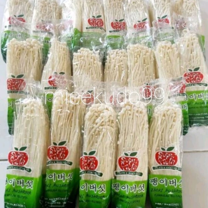 

JAMUR ENOKI FRESH / ENOKI MUSHROOM ENOKITAKE SAYUR SEGAR BALI