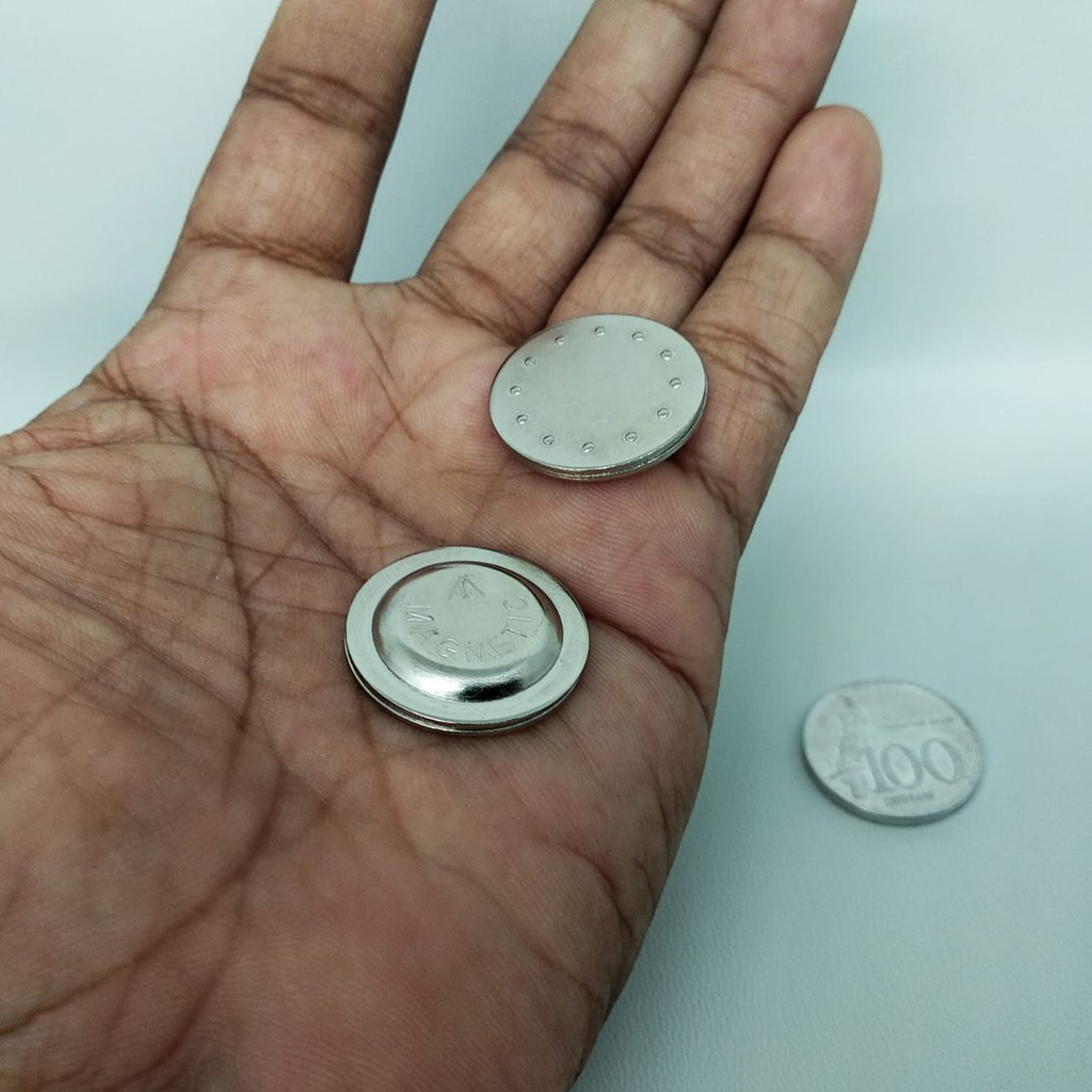 

ROUND TAG PIN BULAT MAGNETIK D23MM MURAH PRAKTIS
