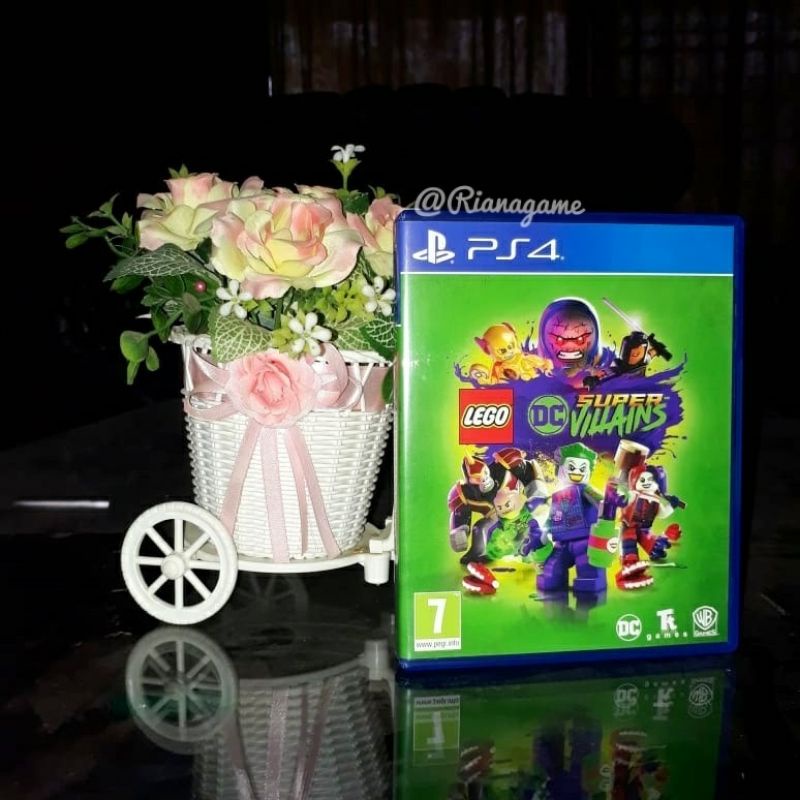 BD PS4 Kaset PS4 Lego DC Super Villains Game Anak CD PS 4 Bekas Second Mulus