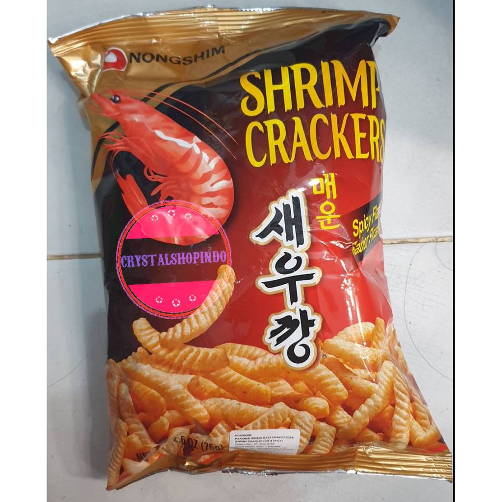 

[ready stock] nongshim shrimp crackers spicy flavour sabor picante