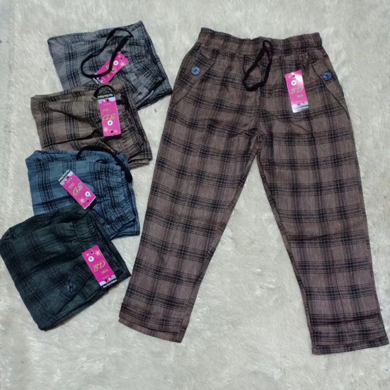 Celana Panjang Anak Perempuan Ginjit Pants:6-7 thn