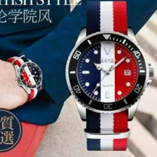 ✧Termurah✧ SKMEI Fashion Jam Tangan Original 9133 Water Resist White jam tangan pria JM10