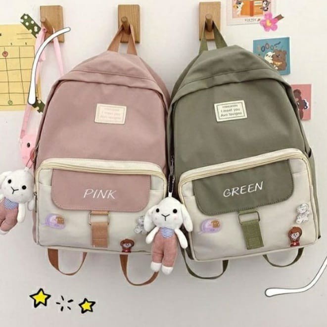 ARMELIA SHOP - TAS RANSEL TAS SEKOLAH BACKPACK ANAK REMAJA CATUR