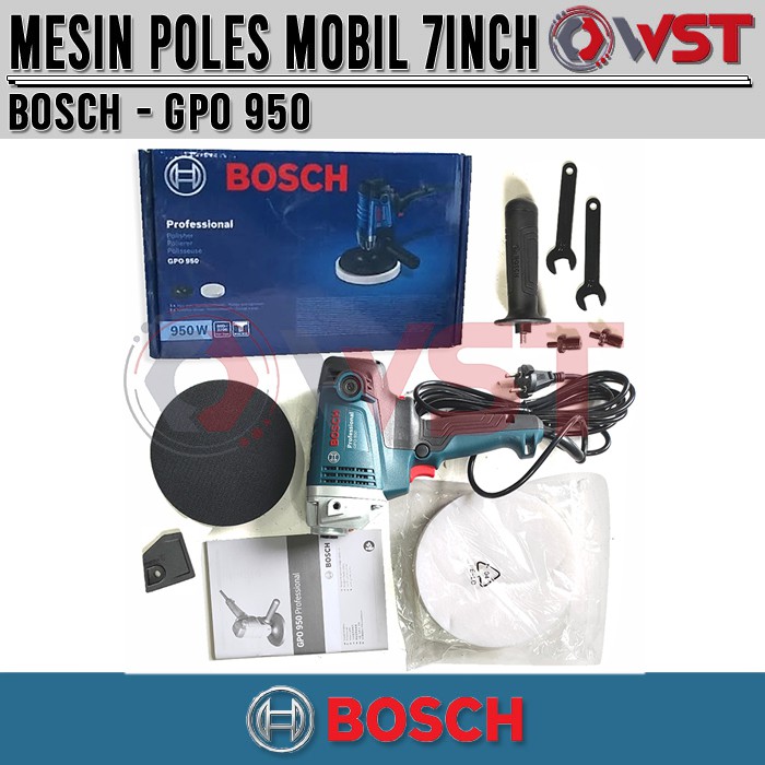 Mesin Pemoles Poles Mobil BOSCH GPO 950 (7inch)