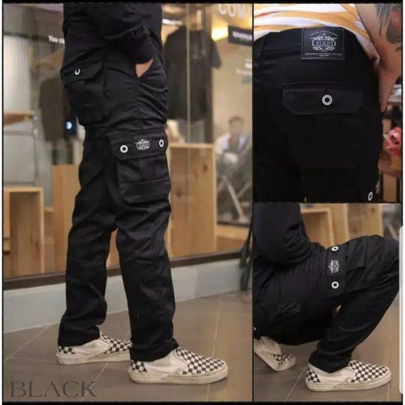 celana panjang kempol/cargo bahan setrit size :27_32