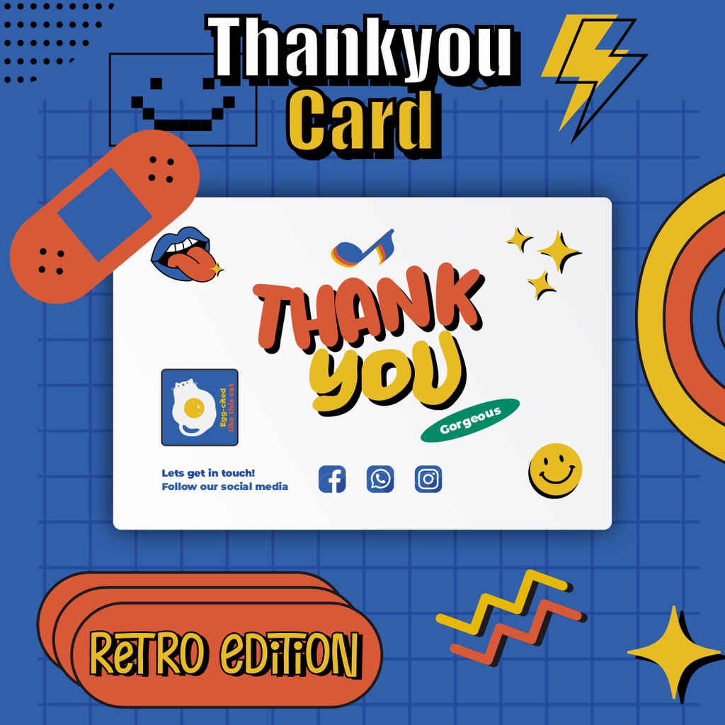 Thank You Card | Kartu Ucapan Terimakasih | Greeting Card | Free Design | Custom Thank You Card Onli