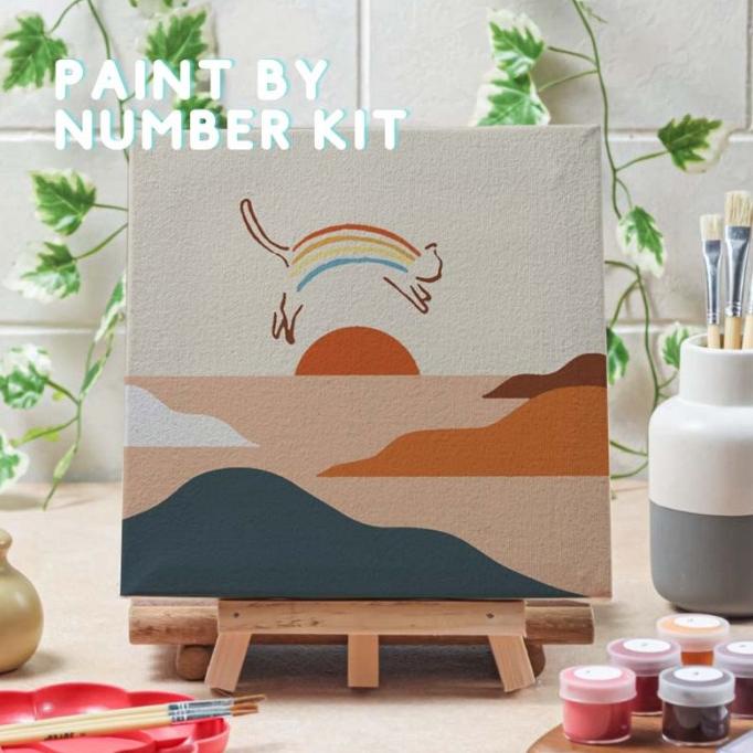 

Paint by number lukisan kucing gurun versi 1 canvas 20x20 cm