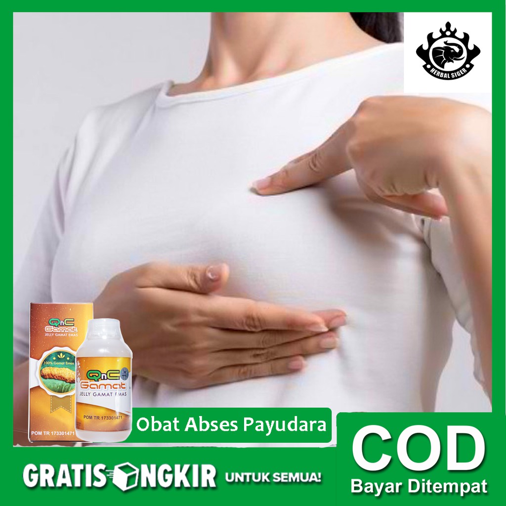 Obat Herbal Abses Payudara, Bisul Payudara, Benjolan pada Payudara QnC Jelly Gamat ASLI - Bisa COD
