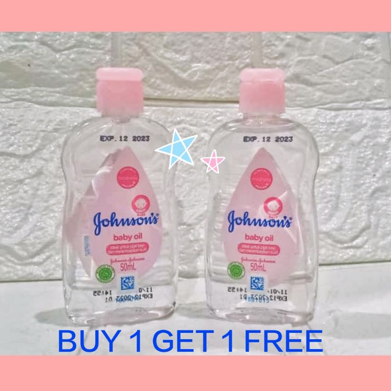 Johnson's Baby Oil 50 ml Buy 1 Get 1 FREE