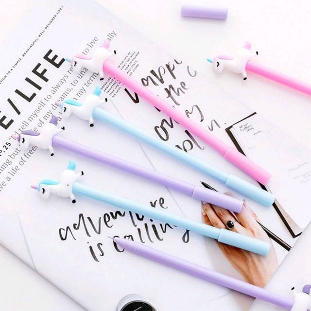 

Pulpen gel unicorn lucu