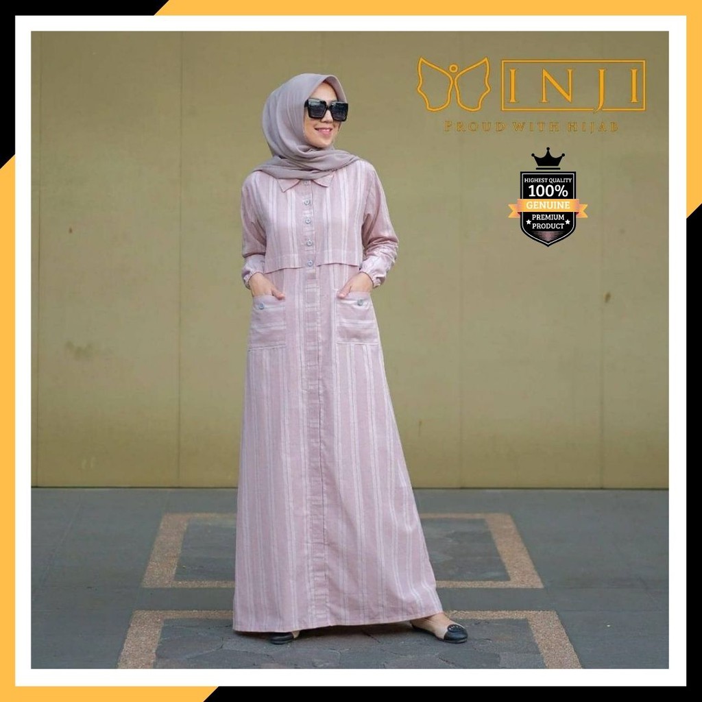 Alya Original by Inji - Dress Casual Busui LD 108